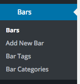 barsmenu