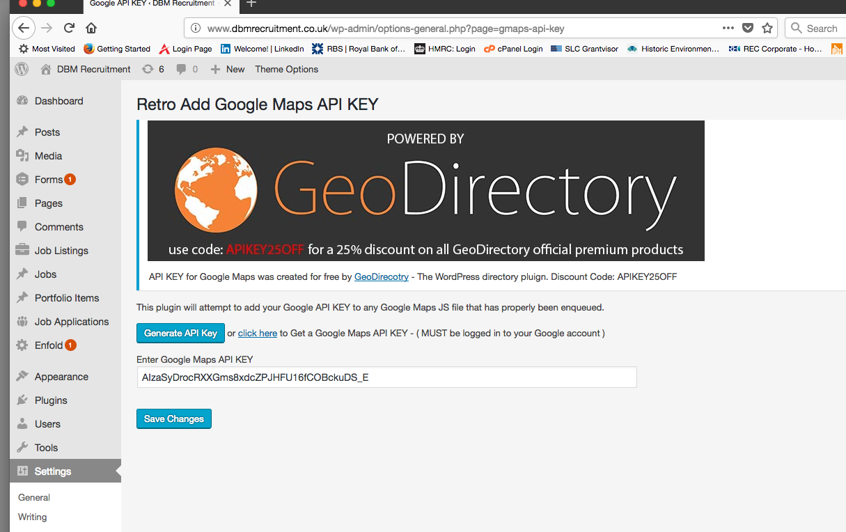 My Map Is Not Working Geodirectory Support