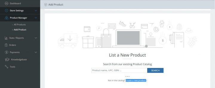 GeoMarketplace create new product