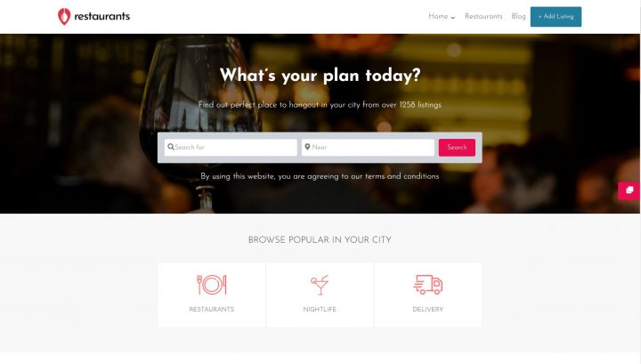 geodirectory resturants directory plugin