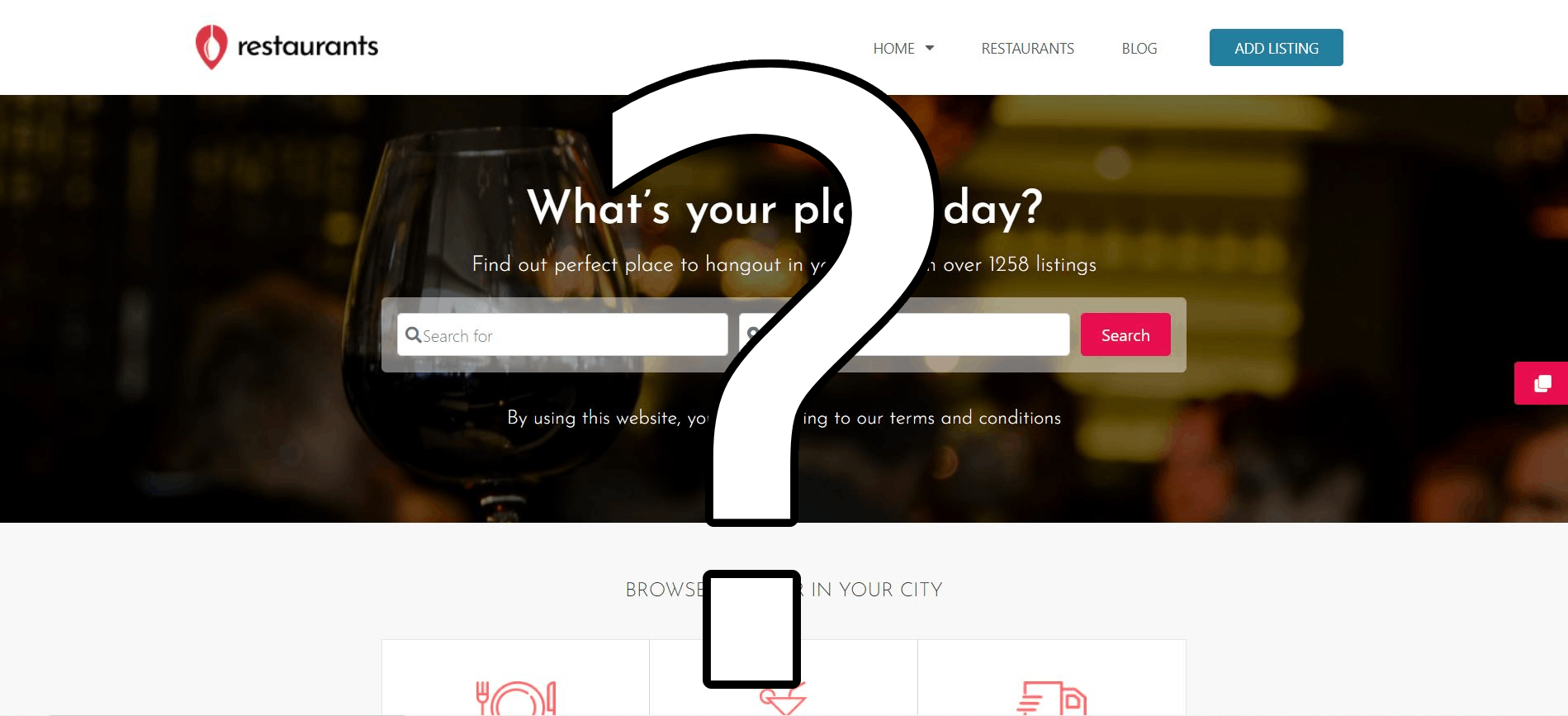 online directory website frequently asked question
