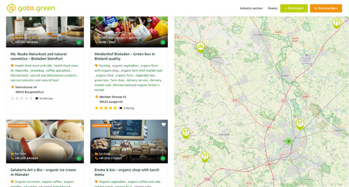 gotogreen online directory with reviews