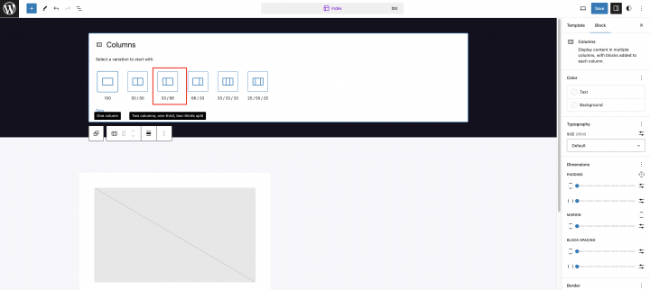add 2 columns to the header