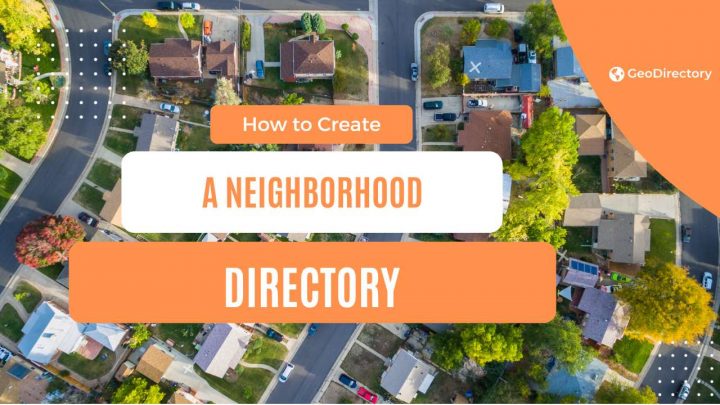 creare un sito web di directory di quartiere