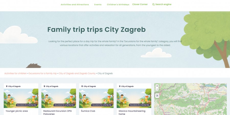 Pagine della gerarchia di location di GeoDirectory che si posizionano per query locali di intersezione