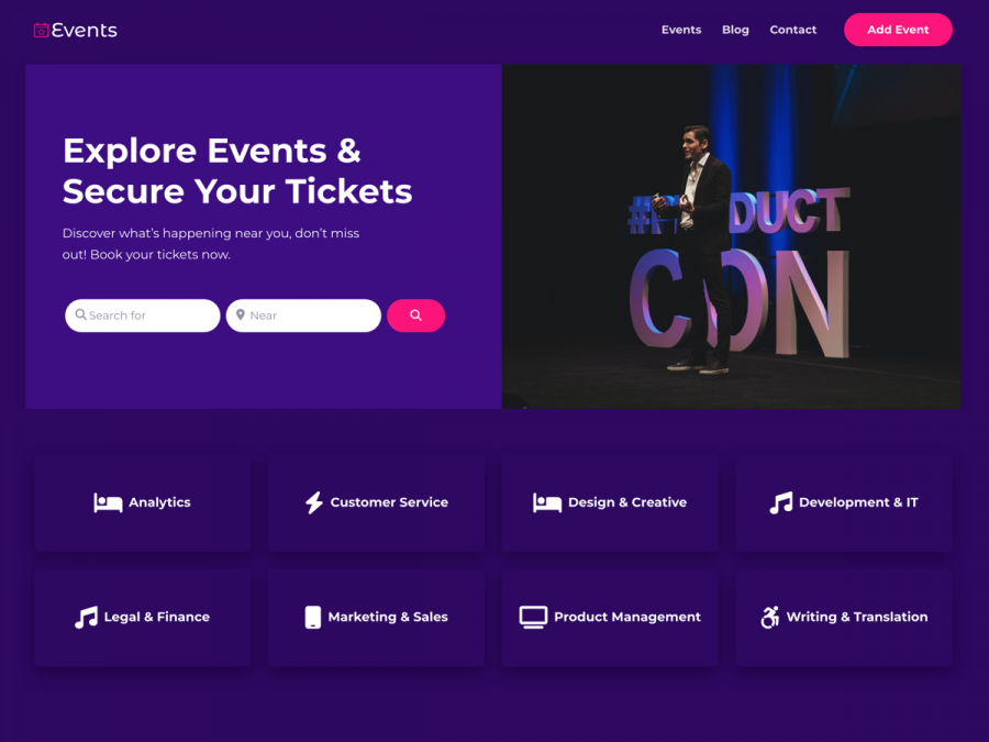 Tema directory eventi